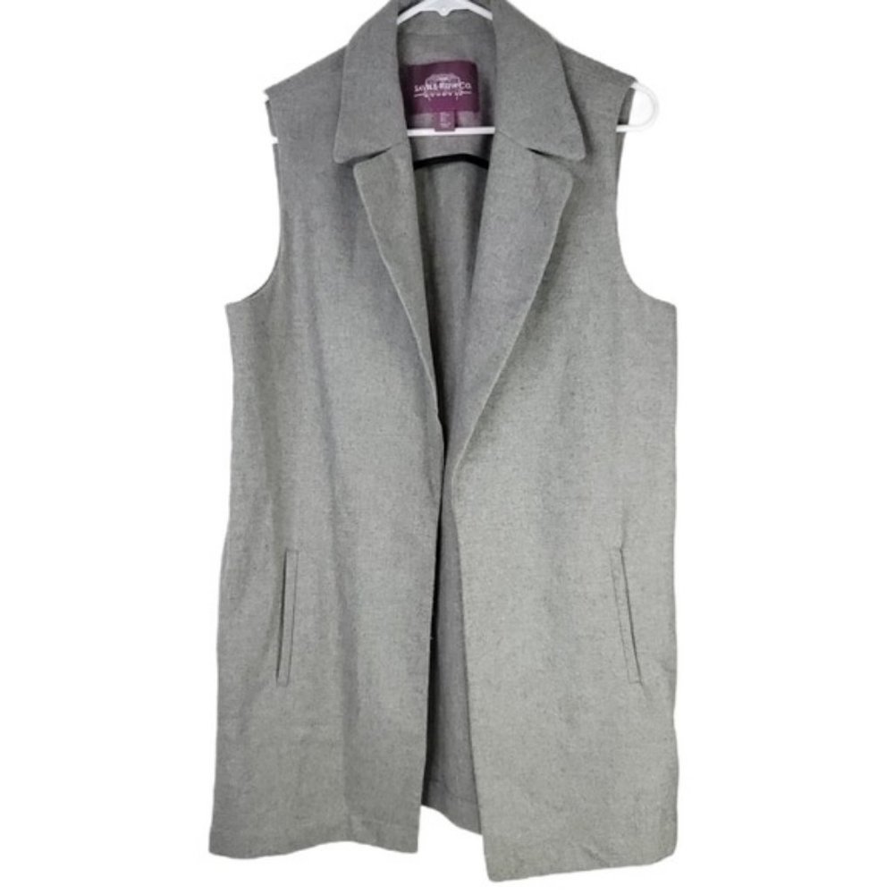 Savile Row Co London wool blend vest size large